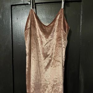 NWT velvet slip dress